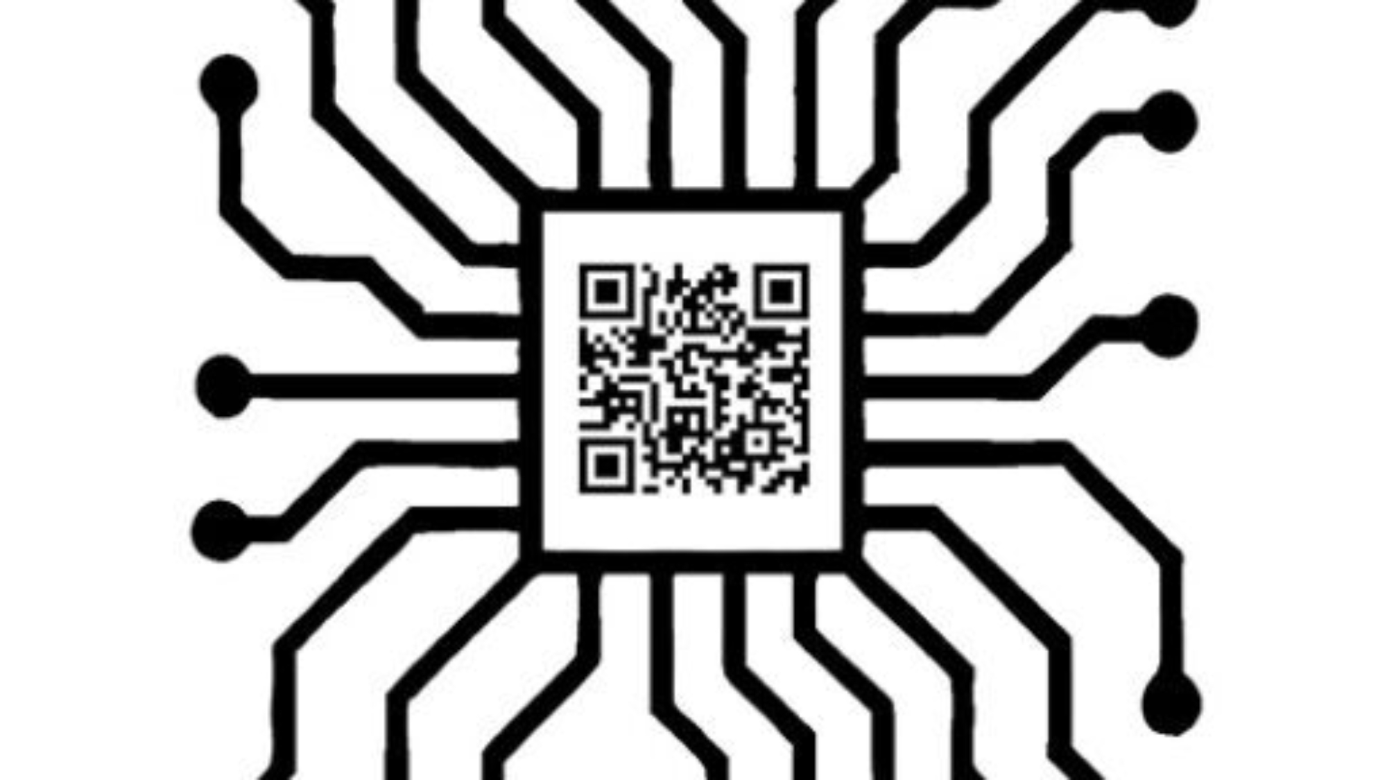 The Hollow Circuit QR Code
