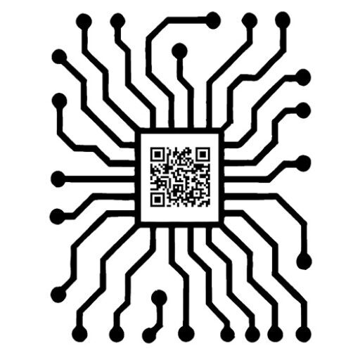 The Hollow Circuit QR Code